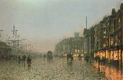 Atkinson Grimshaw Liverpoool from Wapping oil painting picture wholesale